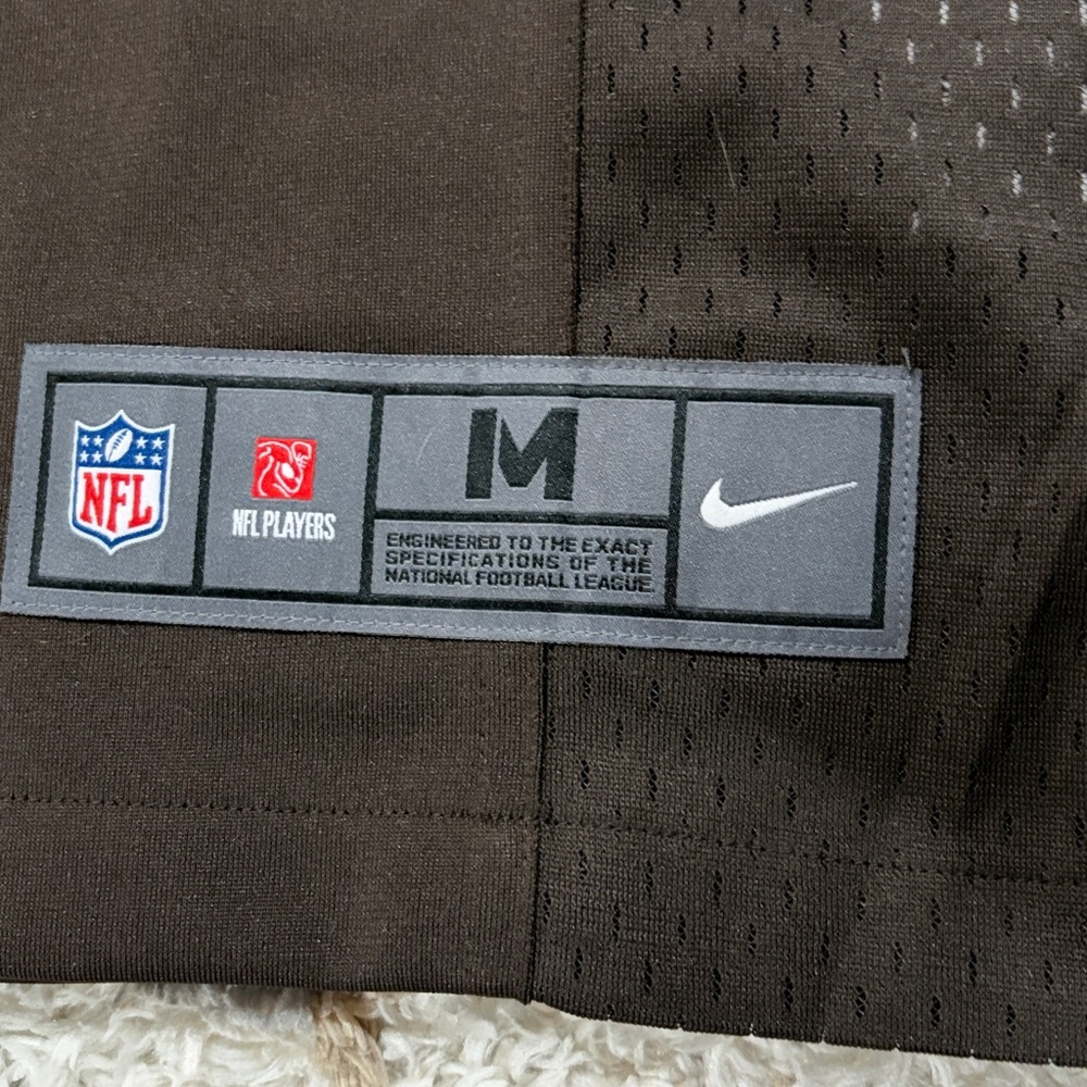Nike Cleveland Browns #12 Jersey in Brown, White & Orange - Picture 8 of 8